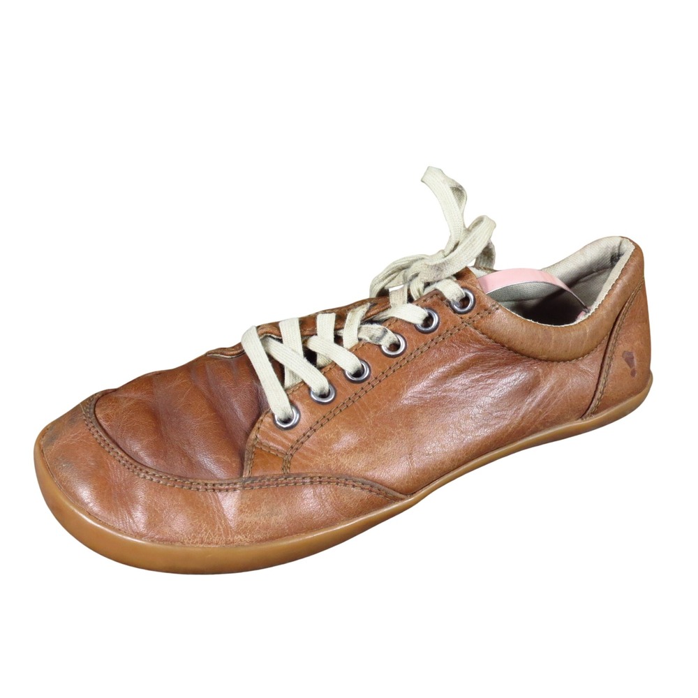 Splay Freestyle Men 7 Women 9 Barefoot Minimalist Sneakers Brown Leather Shoes
